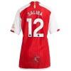 Officiële Voetbalshirt Arsenal Saliba 12 Thuis 2023-24 - Dames